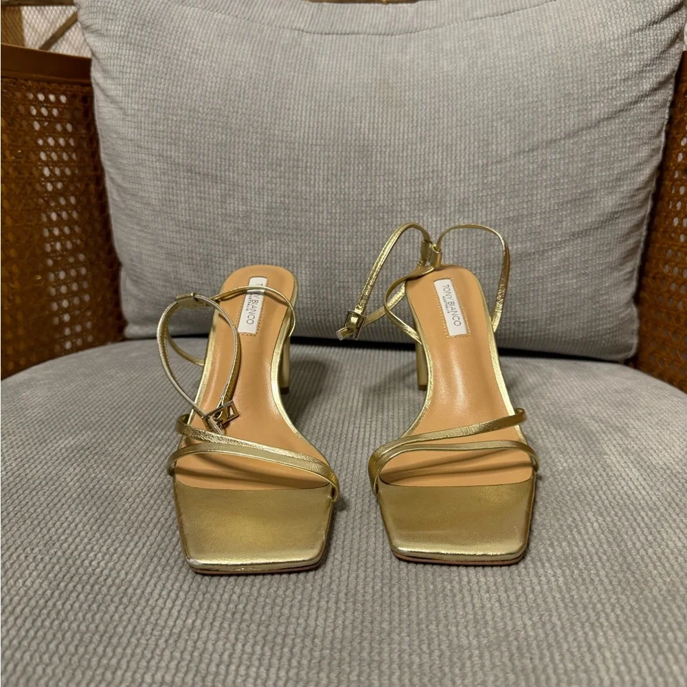 Tony Bianco Corso Gold Nappa Metallic